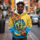 Black Barbadians Mahi-mahi Trident Hoodie - African Pride