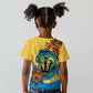 Black Barbadians Mahi-mahi Trident Kid T shirt - African Pride