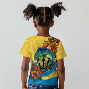 Black Barbadians Mahi-mahi Trident Kid T shirt - African Pride