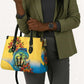 Black Barbadians Mahi-mahi Trident Leather Bag