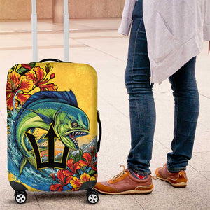 Black Barbadians Mahi-mahi Trident Luggage Cover - African Pride