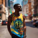 Black Barbadians Mahi-mahi Trident Men Tank Top - African Pride