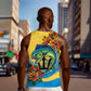 Black Barbadians Mahi-mahi Trident Men Tank Top - African Pride