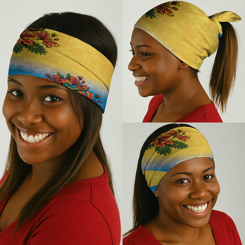 Black Barbadians Mahi-mahi Trident Neck Gaiter - African Pride