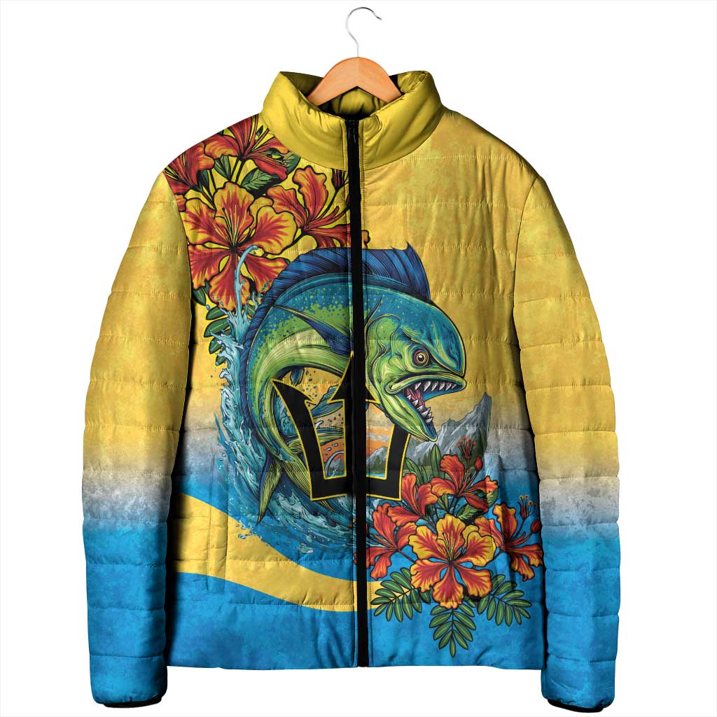 Black Barbadians Mahi-mahi Trident Padded Jacket