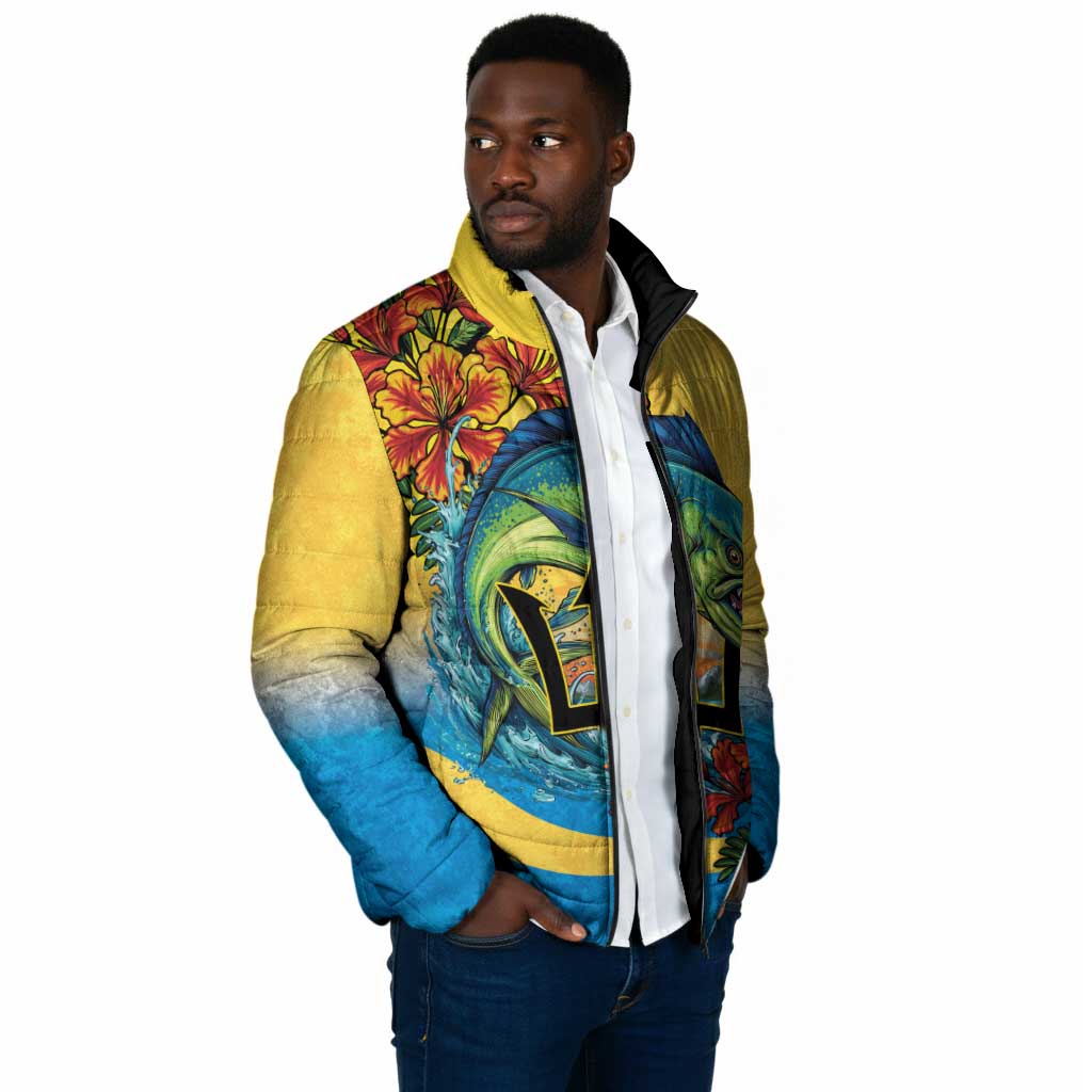 Black Barbadians Mahi-mahi Trident Padded Jacket