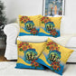 Black Barbadians Mahi-mahi Trident Pillow Cover