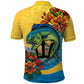 Black Barbadians Mahi-mahi Trident Polo Shirt - African Pride
