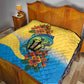 Black Barbadians Mahi-mahi Trident Quilt - African Pride