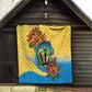 Black Barbadians Mahi-mahi Trident Quilt - African Pride