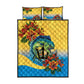 Black Barbadians Mahi-mahi Trident Quilt Bed Set - African Pride