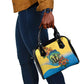 Black Barbadians Mahi-mahi Trident Shoulder Handbag - African Pride