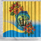 Black Barbadians Mahi-mahi Trident Shower Curtain - African Pride