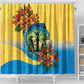 Black Barbadians Mahi-mahi Trident Shower Curtain - African Pride