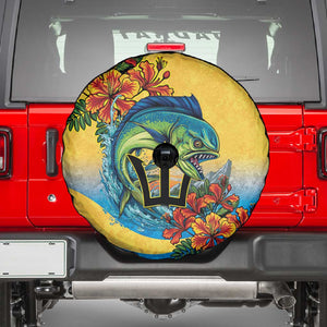 Black Barbadians Mahi-mahi Trident Spare Tire Cover - African Pride