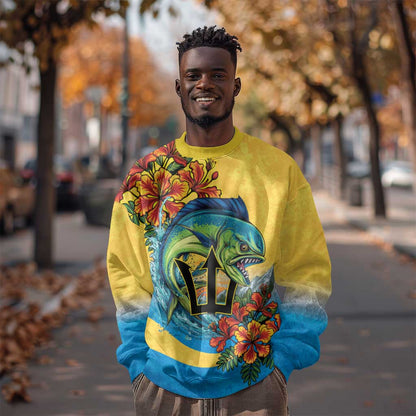 Black Barbadians Mahi-mahi Trident Sweatshirt - African Pride