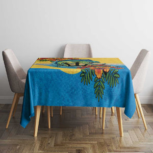 Black Barbadians Mahi-mahi Trident Tablecloth - African Pride