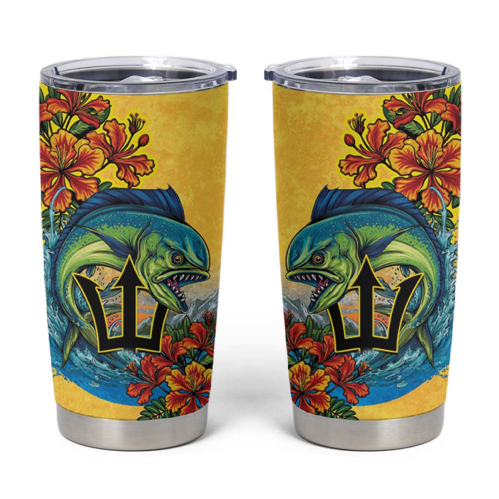 Black Barbadians Mahi-mahi Trident Tumbler Cup - African Pride