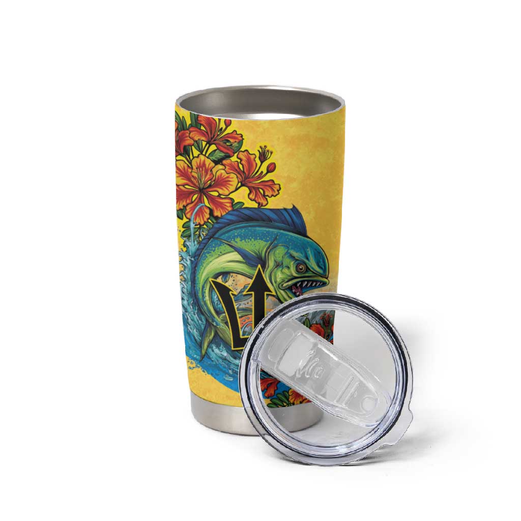 Black Barbadians Mahi-mahi Trident Tumbler Cup - African Pride