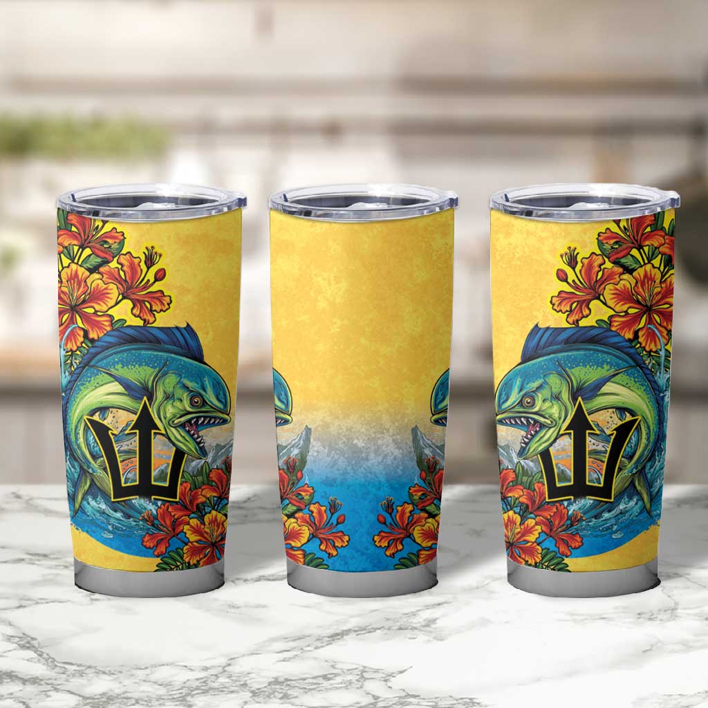 Black Barbadians Mahi-mahi Trident Tumbler Cup - African Pride