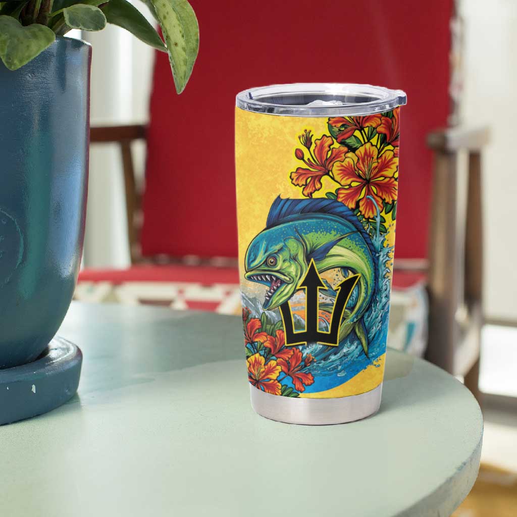 Black Barbadians Mahi-mahi Trident Tumbler Cup - African Pride