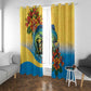 Black Barbadians Mahi-mahi Trident Window Curtain - African Pride