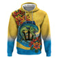Black Barbadians Mahi-mahi Trident Zip Hoodie - African Pride