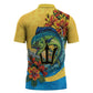 Black Barbadians Mahi-mahi Trident Zipper Polo Shirt
