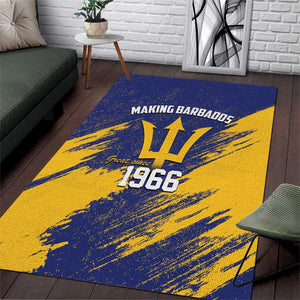 Black Barbadians Pride Est 1966 Area Rug - African Pride