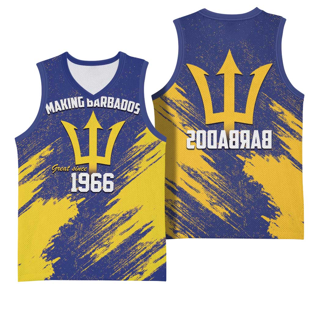 Black Barbadians Pride Est 1966 Basketball Jersey - African Pride