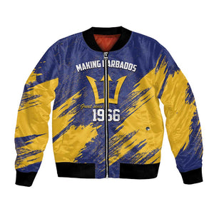 Black Barbadians Pride Est 1966 Bomber Jacket - African Pride