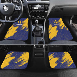 Black Barbadians Pride Est 1966 Car Mats - African Pride