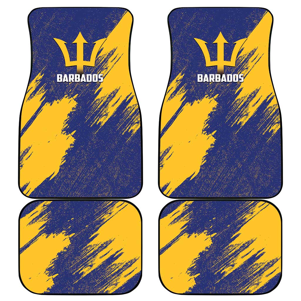 Black Barbadians Pride Est 1966 Car Mats - African Pride