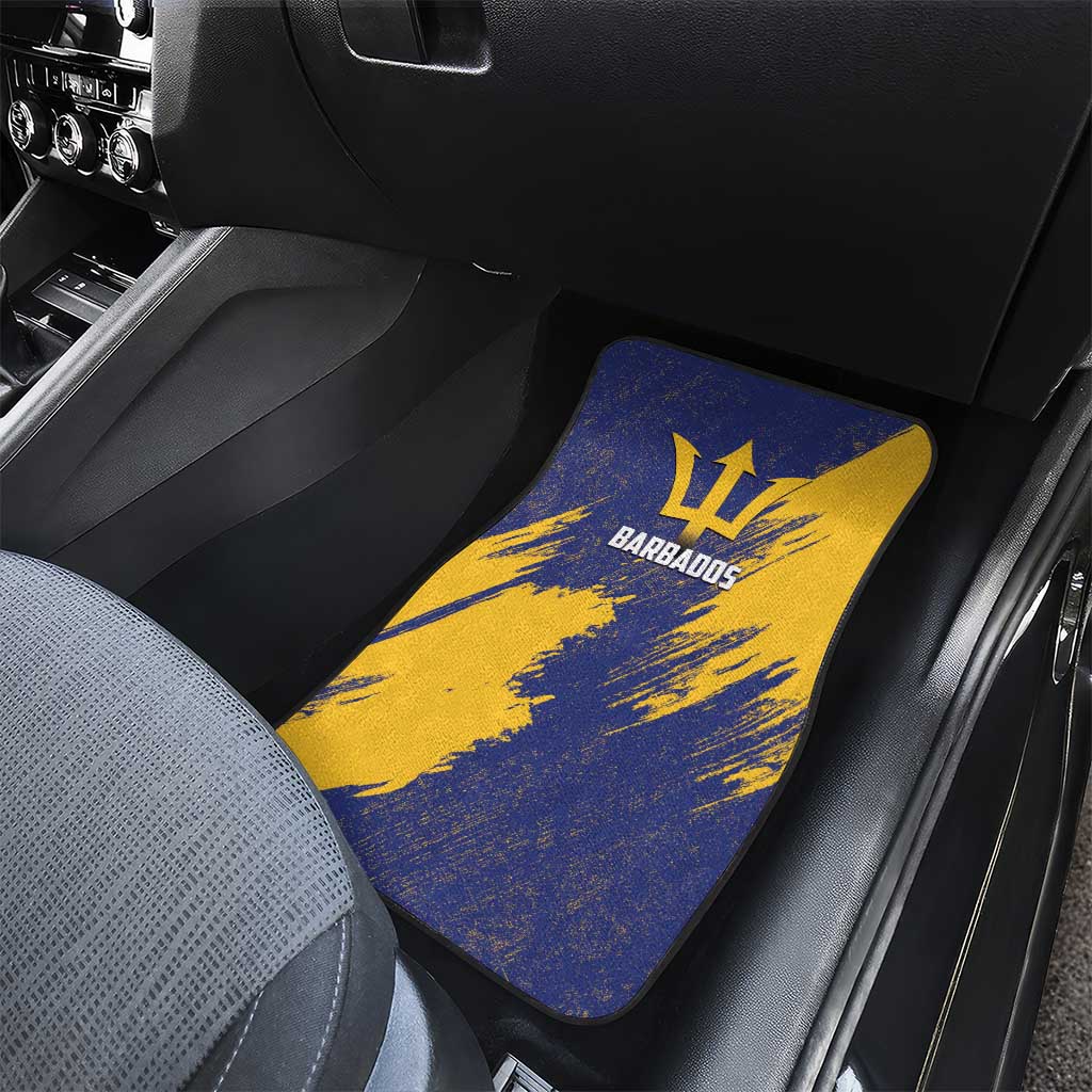 Black Barbadians Pride Est 1966 Car Mats - African Pride