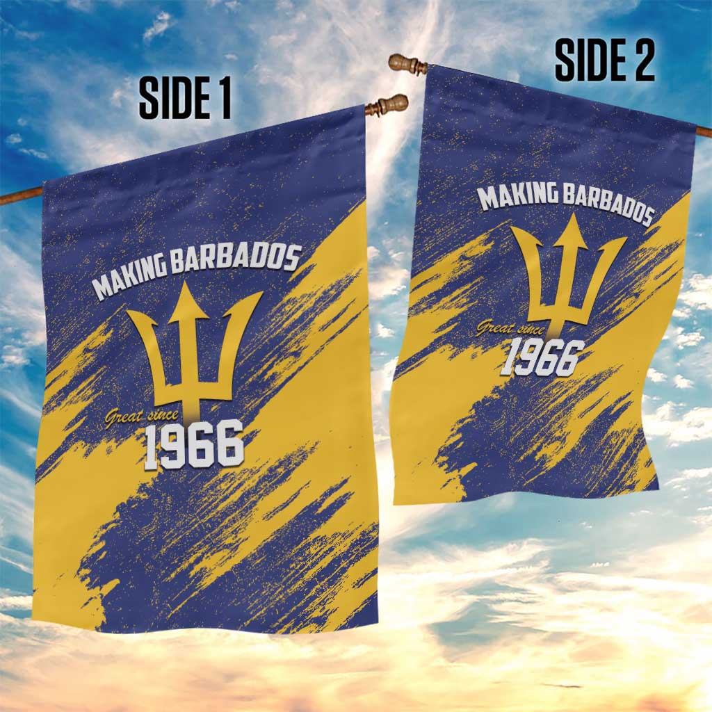 Black Barbadians Pride Est 1966 Garden Flag - African Pride