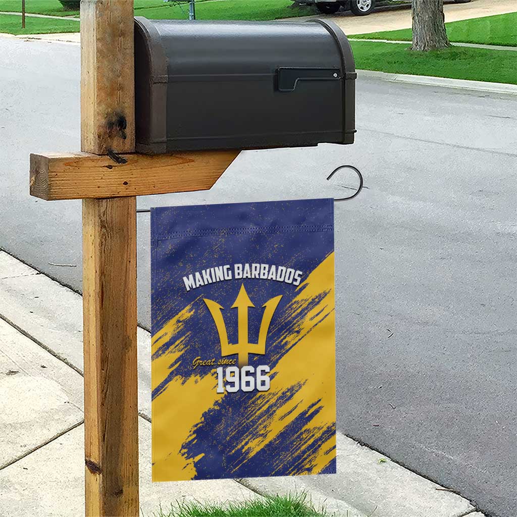 Black Barbadians Pride Est 1966 Garden Flag - African Pride