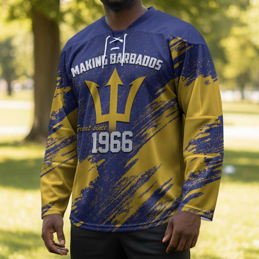 Black Barbadians Pride Est 1966 Hockey Jersey
