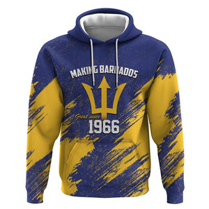 Black Barbadians Pride Est 1966 Hoodie - African Pride