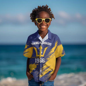 Black Barbadians Pride Est 1966 Kid Hawaiian Shirt - African Pride