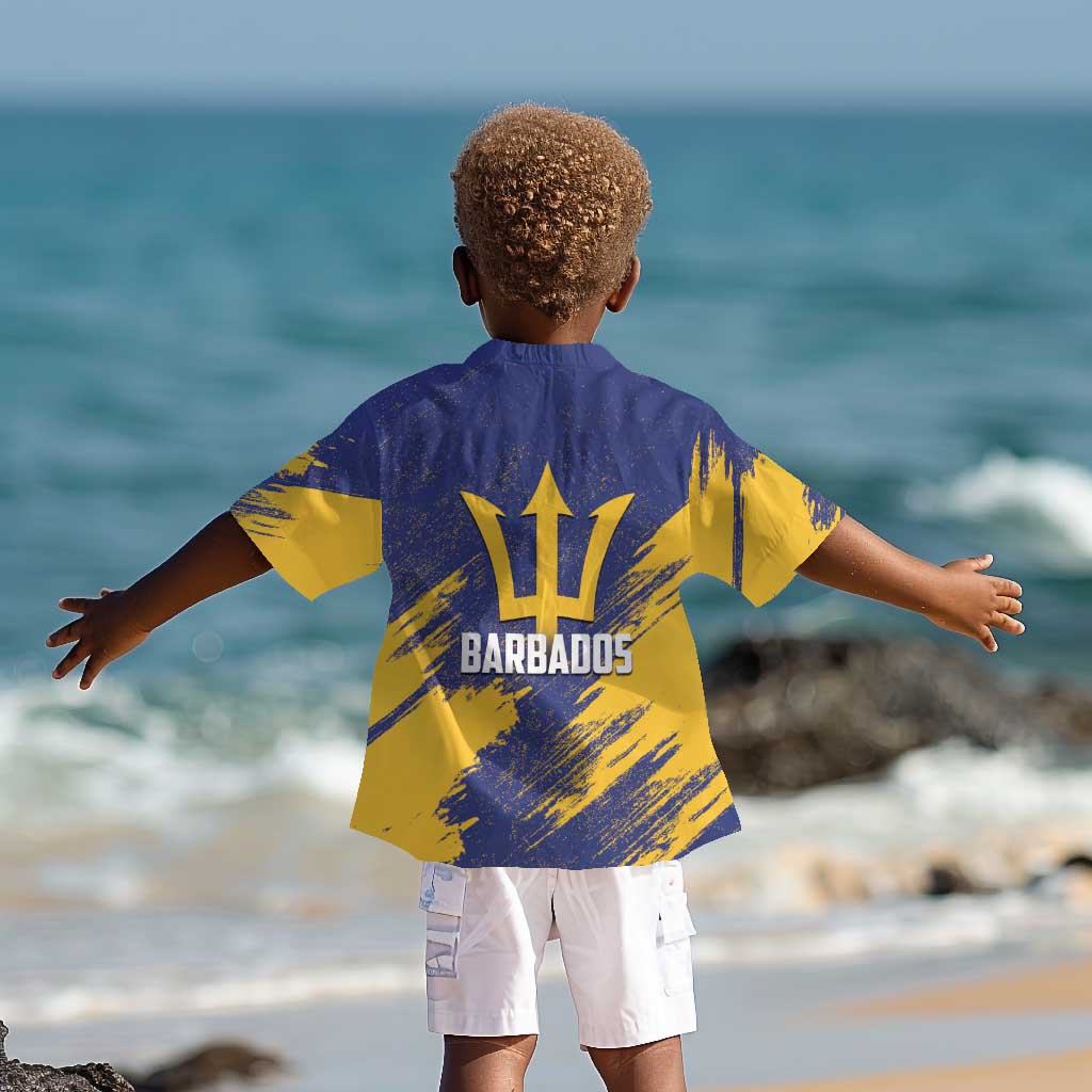 Black Barbadians Pride Est 1966 Kid Hawaiian Shirt - African Pride
