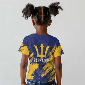 Black Barbadians Pride Est 1966 Kid T shirt - African Pride