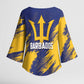 Black Barbadians Pride Est 1966 Kimono Sleeve Blouse