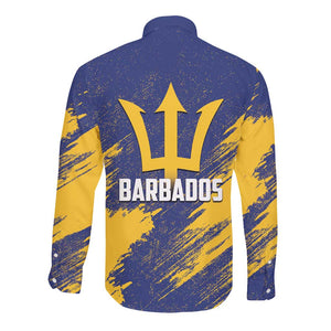 Black Barbadians Pride Est 1966 Long Sleeve Button Shirt - African Pride