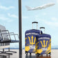 Black Barbadians Pride Est 1966 Luggage Cover - African Pride