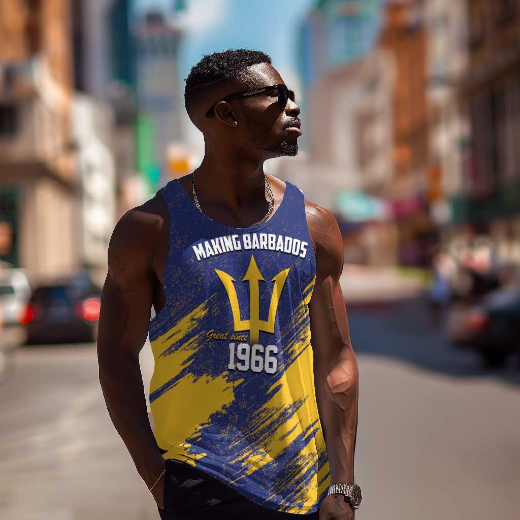 Black Barbadians Pride Est 1966 Men Tank Top - African Pride