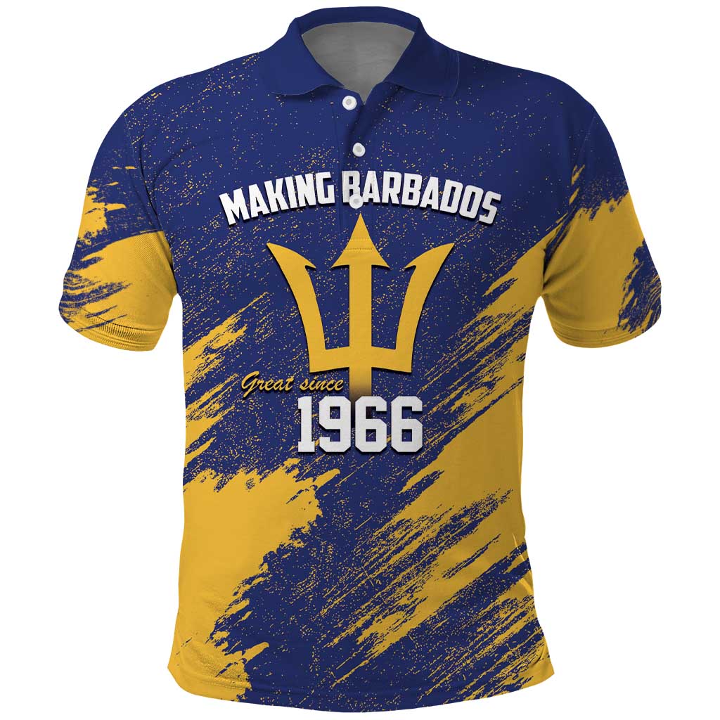 Black Barbadians Pride Est 1966 Polo Shirt - African Pride