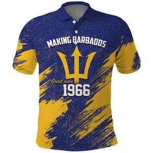 Black Barbadians Pride Est 1966 Polo Shirt - African Pride