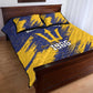 Black Barbadians Pride Est 1966 Quilt Bed Set - African Pride