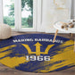 Black Barbadians Pride Est 1966 Round Carpet - African Pride