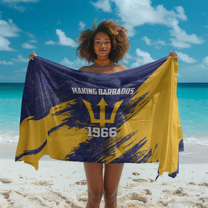 Black Barbadians Pride Est 1966 Sarong - African Pride